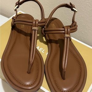Michael Kors Brown Sandals